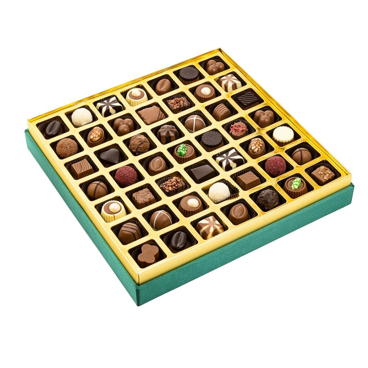 Çerçeveli Tablo Çikolata Kutusu Zümrüt