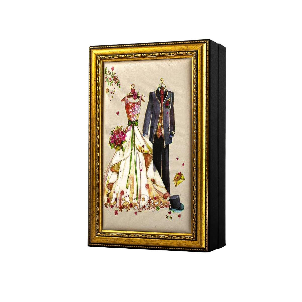 Madlen Vintage Serisi Yaldızlı Söz-Nişan Çikolatası 820 gr