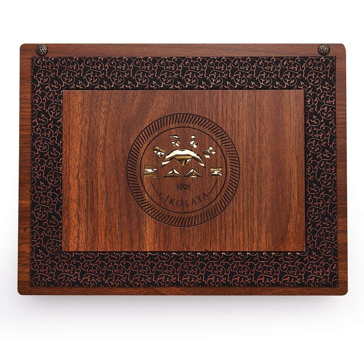 Ahşap Kutu Hediyelik Madlen Çikolata Orta Boy