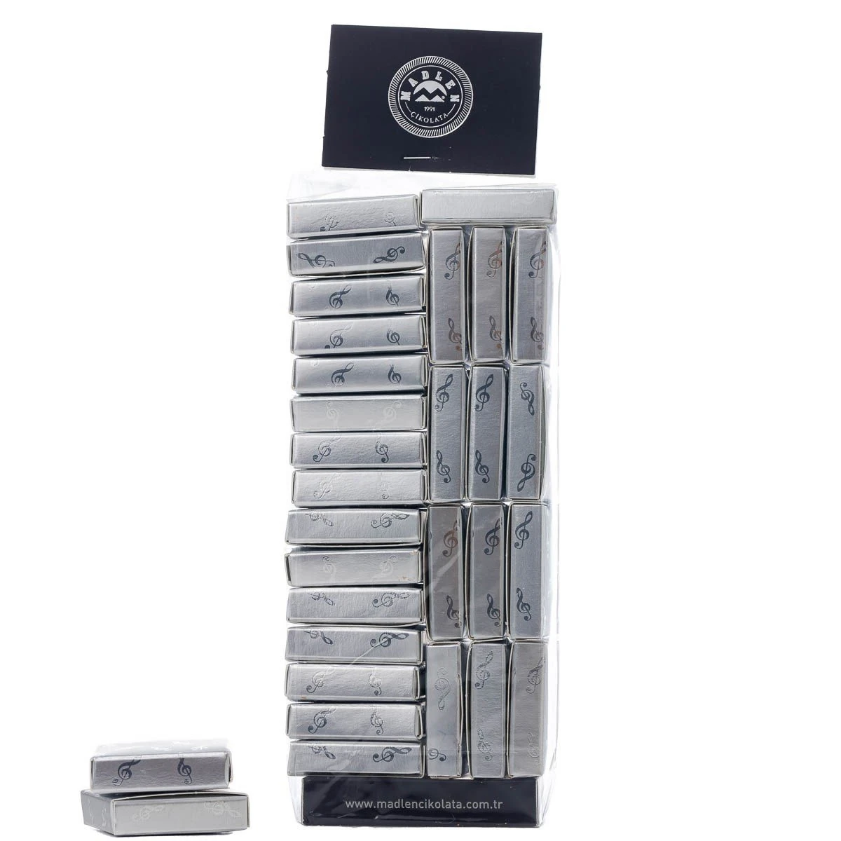 Madlen Gümüş Fıstıklı Nota Çikolata 500 gr