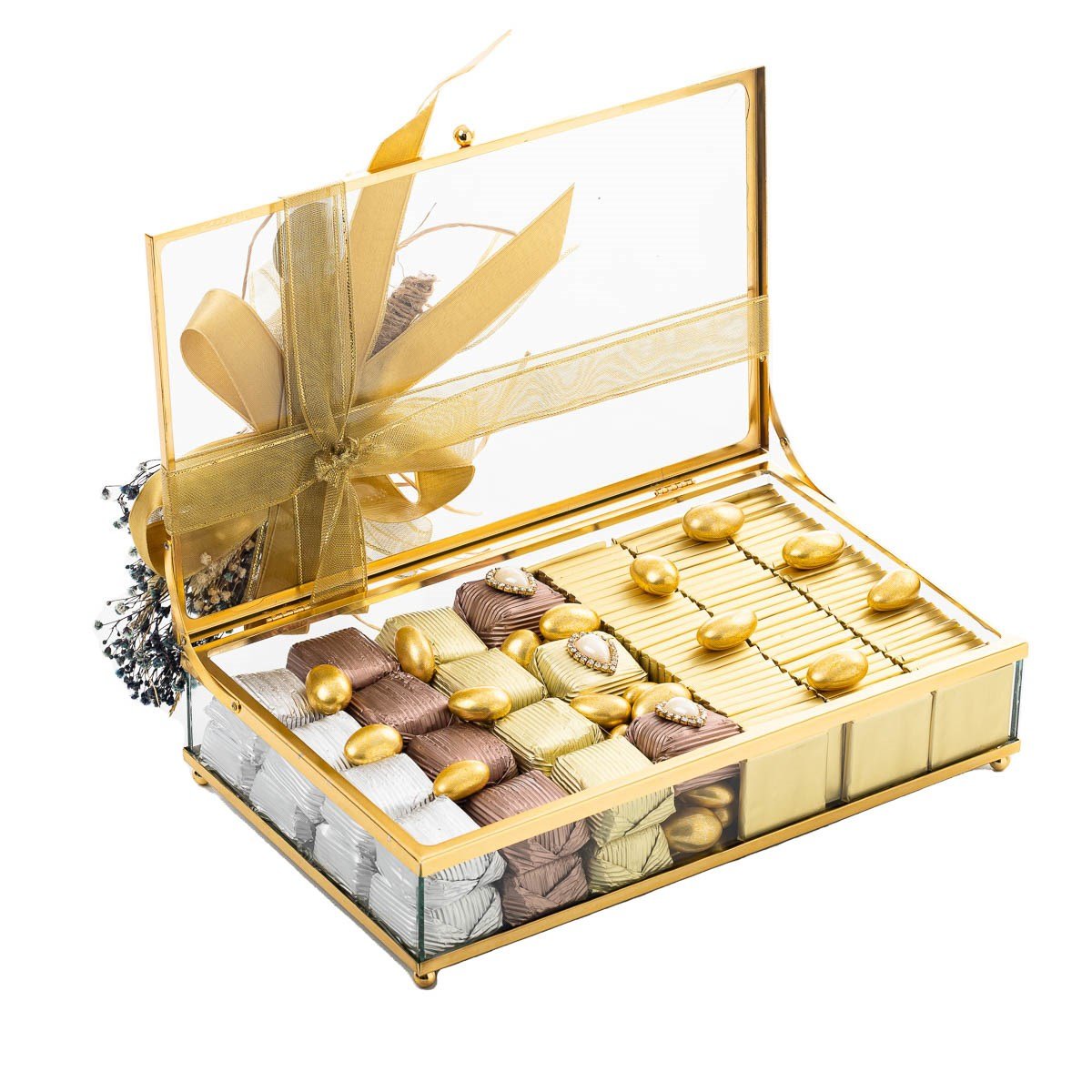 Söz Nişan Çikolatası Cam Kutu 2650g