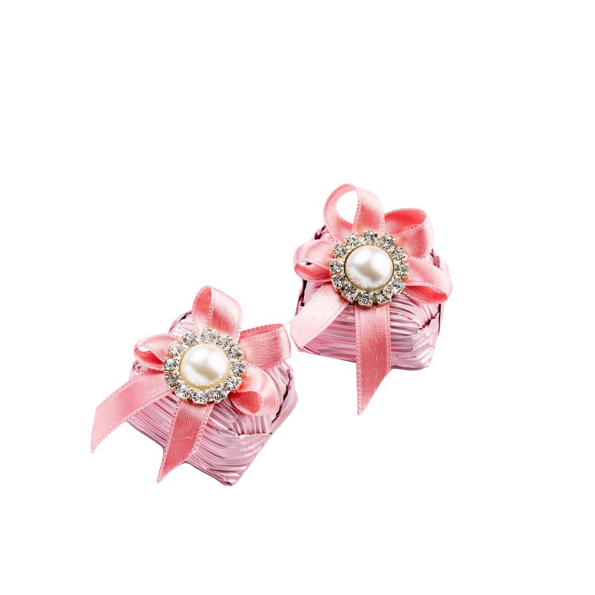 Madlen Dekorlu İnci Kurdela Pembe Çikolata 500g