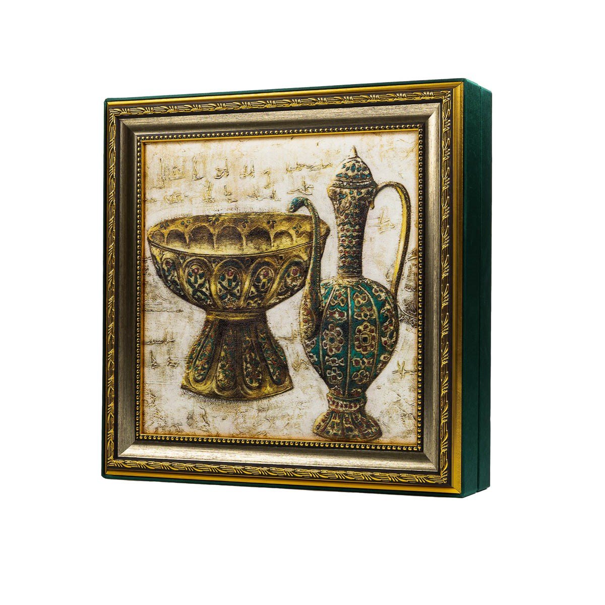 Çerçeveli Tablo Çikolata Kutusu Zümrüt
