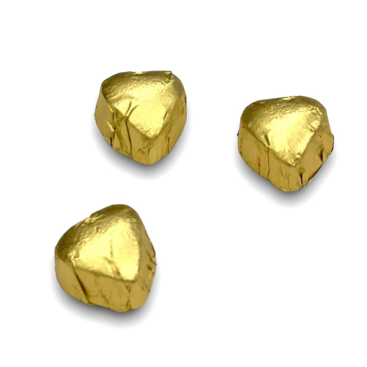 Madlen Altın Yaldızlı Fıstıklı Mini Kalp Çikolata 500g