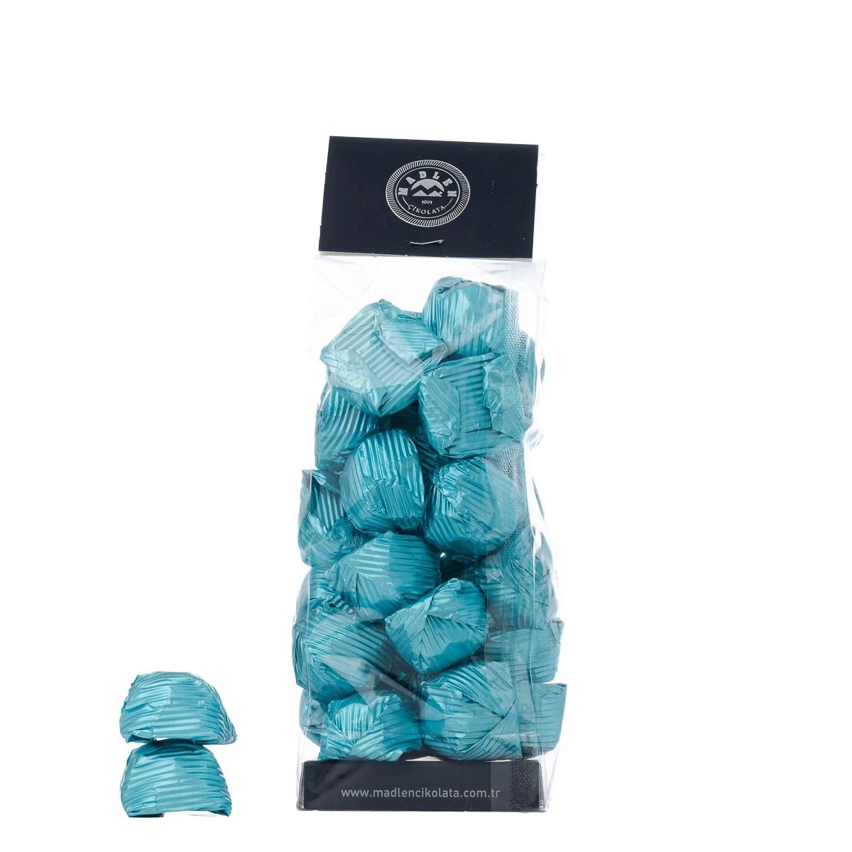 Madlen Mavi Yaldızlı Fındıklı Kristal Çikolata 500 gr