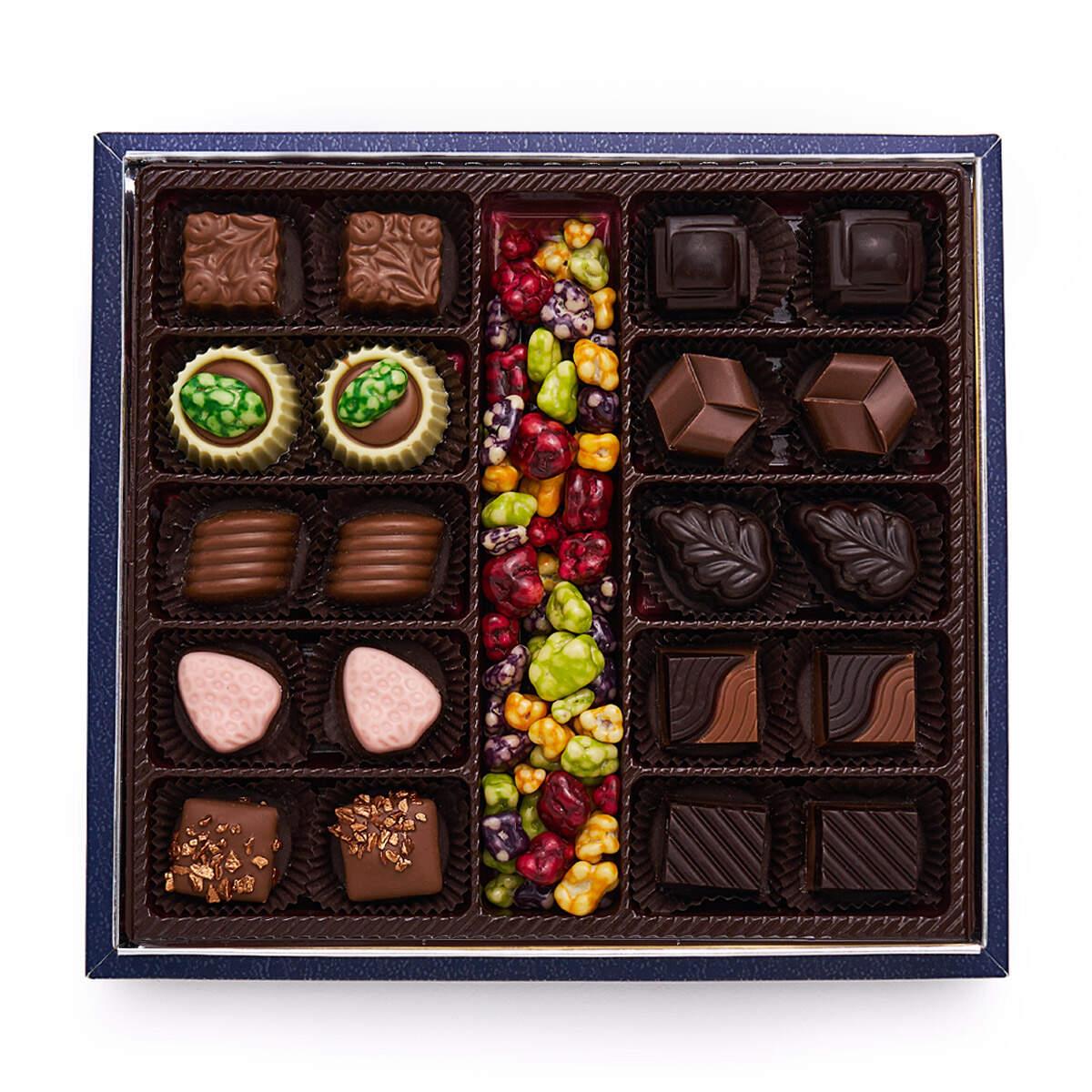 Spesiyal Hediye Çikolata Kutusu Lacivert 450g