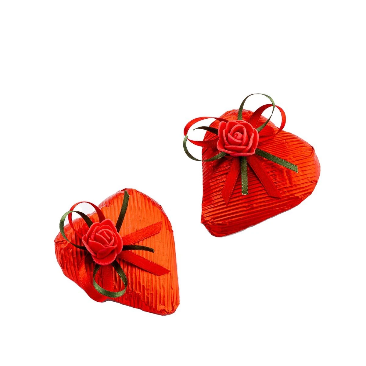 Madlen Kırmızı Dekorlu Kalp Çikolata 500g