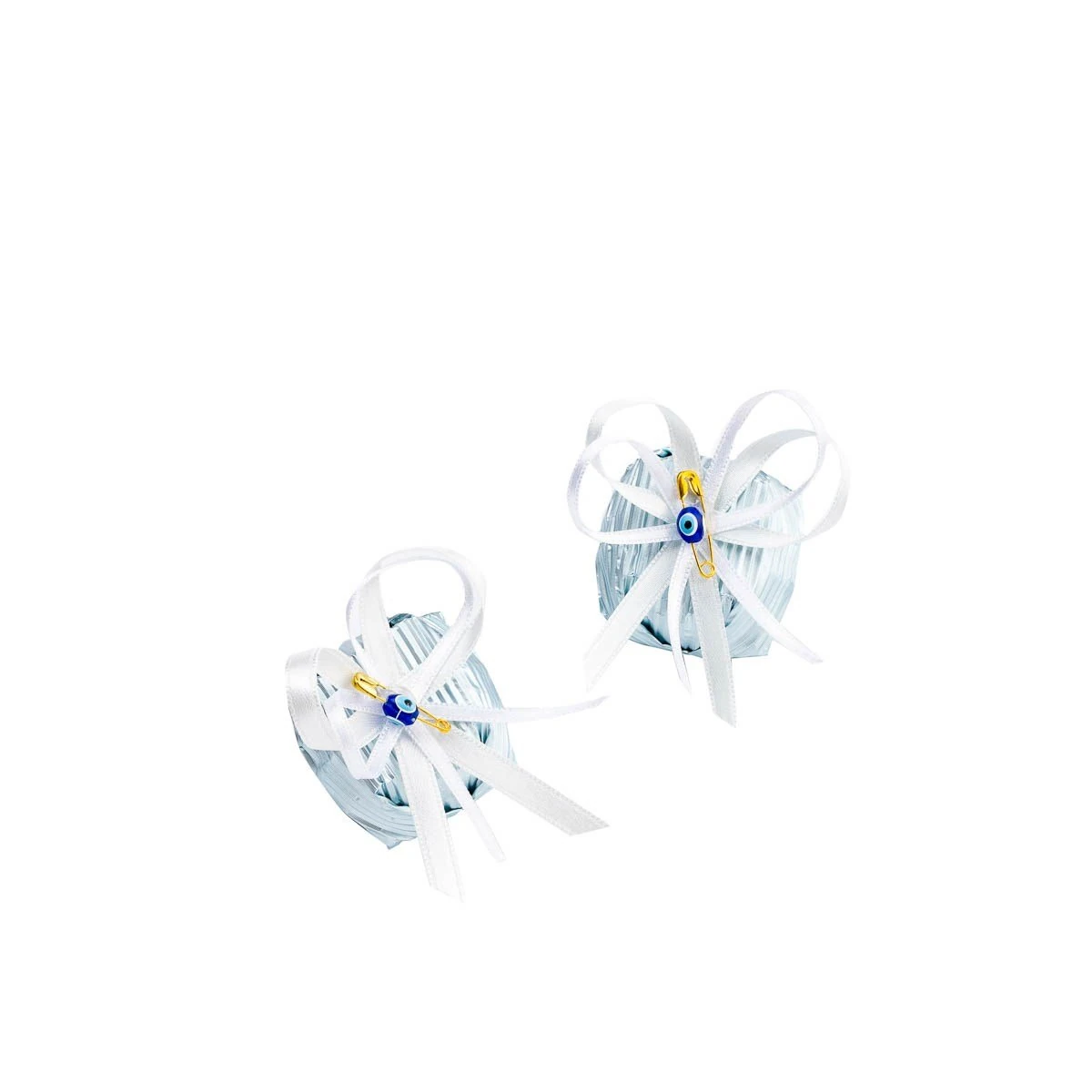 Madlen Dekorlu Nazar Boncuklu Mavi Erkek Bebek Çikolatası