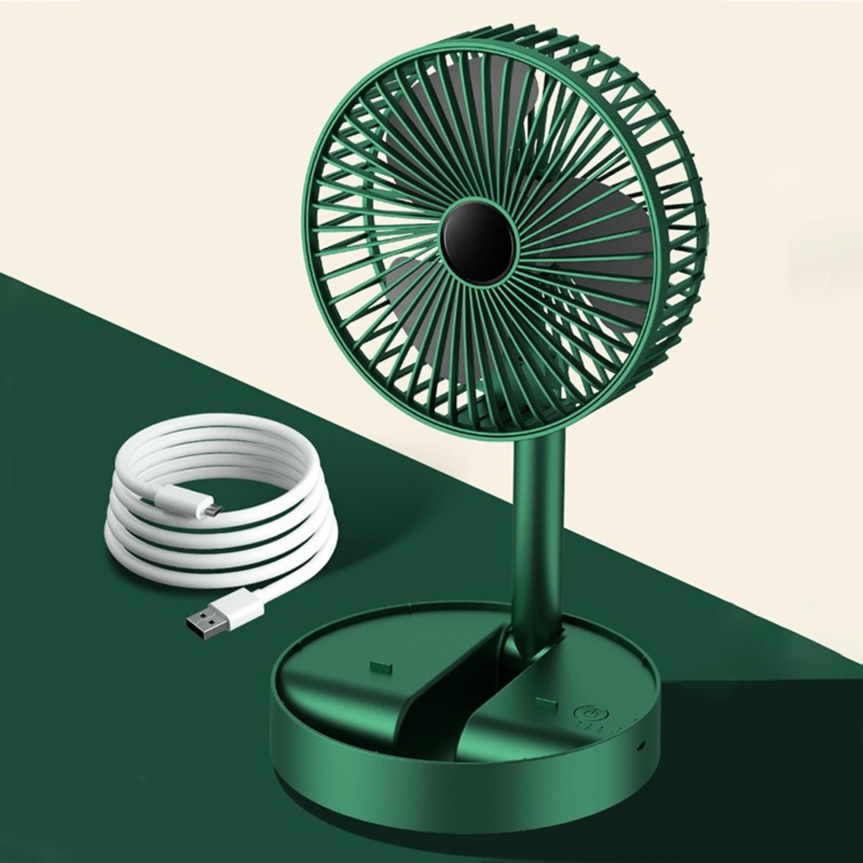 ZWR Usb Şarjlı Mini Soğutucu Masaüstü Katlanabilir Fan