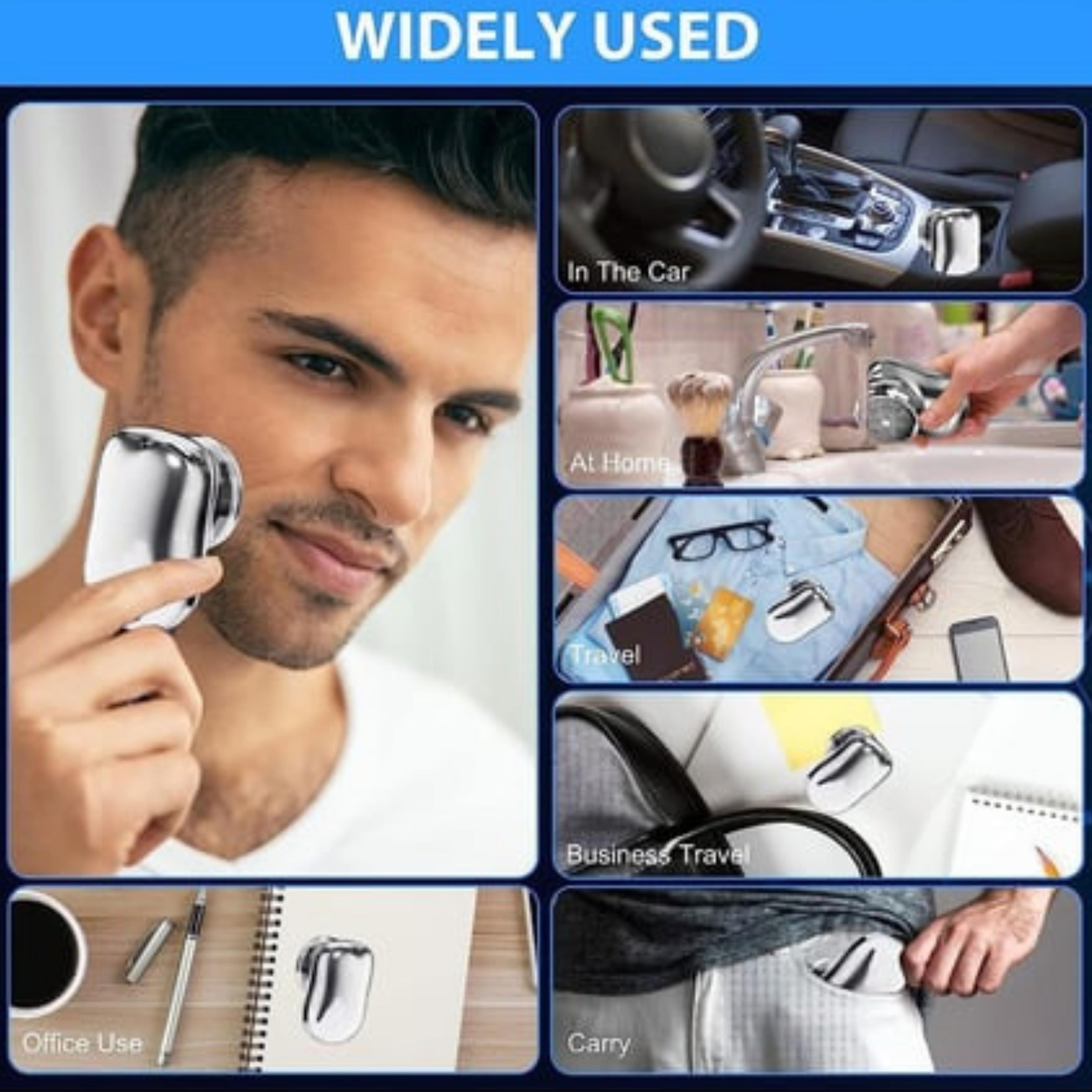 RD-65 Mini Shaver Sıfır Sakal Taşınabilir Şarjlı Tıraş Makinesi IPX6 Korumalı