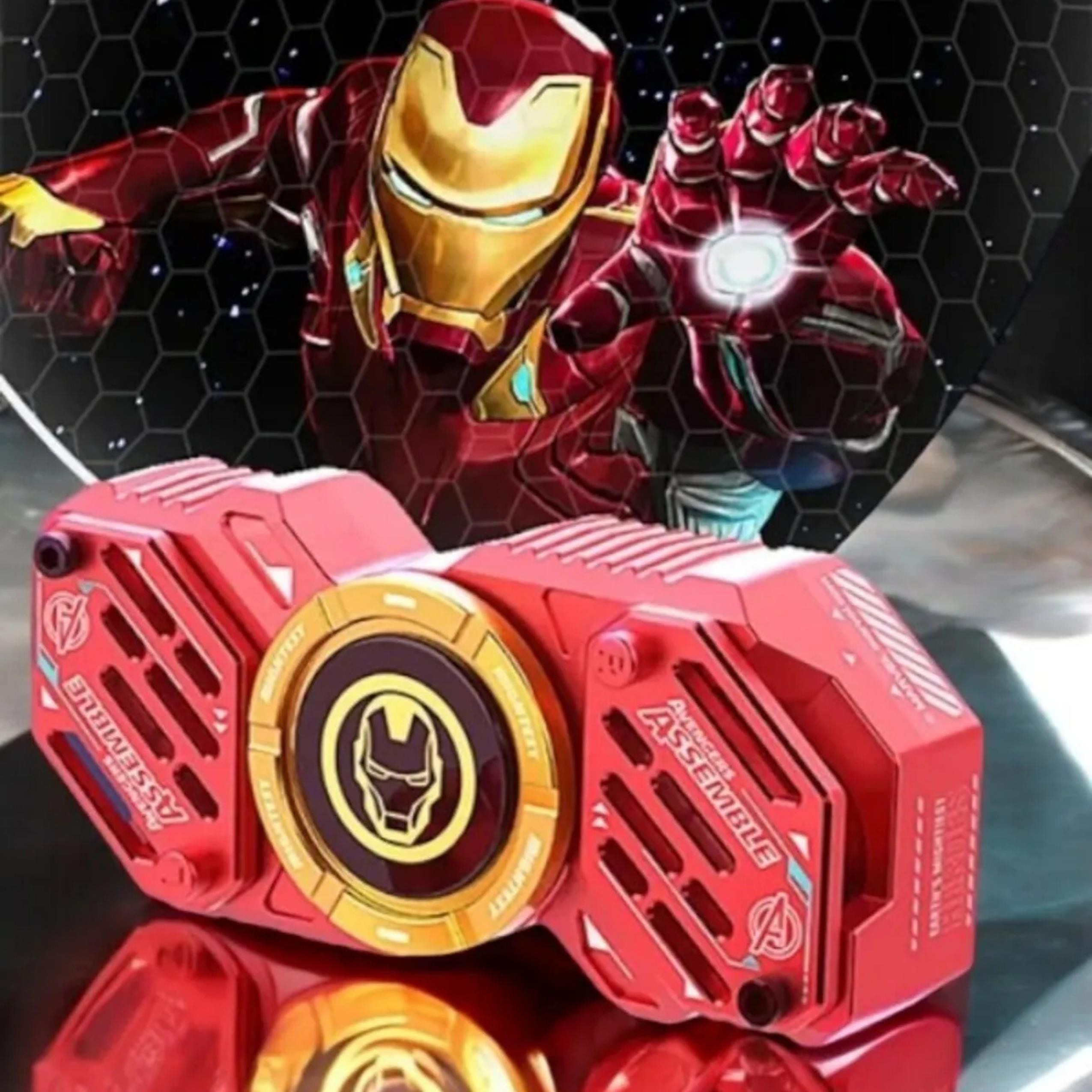 Kırmızı Stres Çarkı Özellikli Marvel Bluetooth Kulaklık