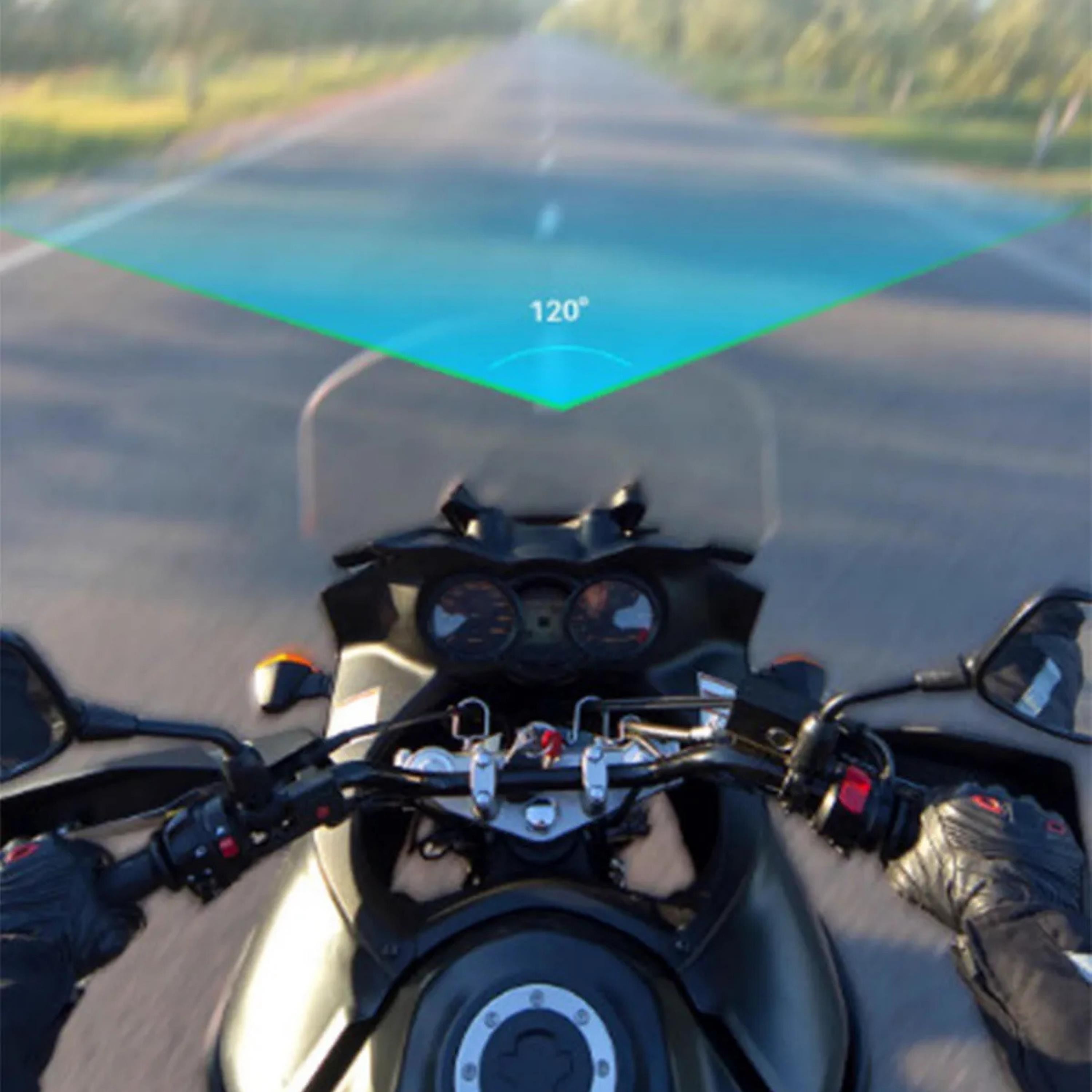 Motosiklet Kask Bluetooth Kulaklık Ve 1080P Hd Kamera - BT 16 