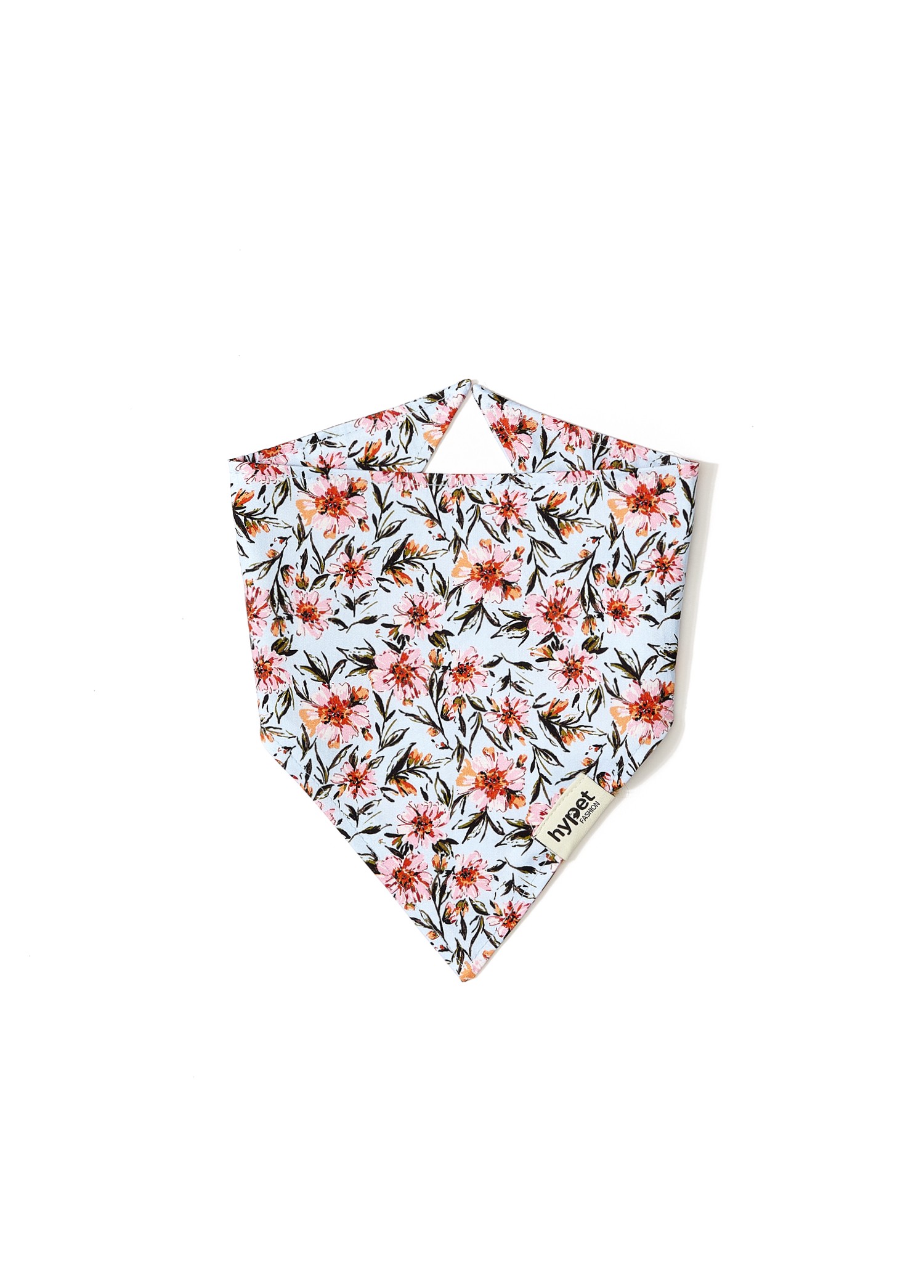 Blue Floral Bandana