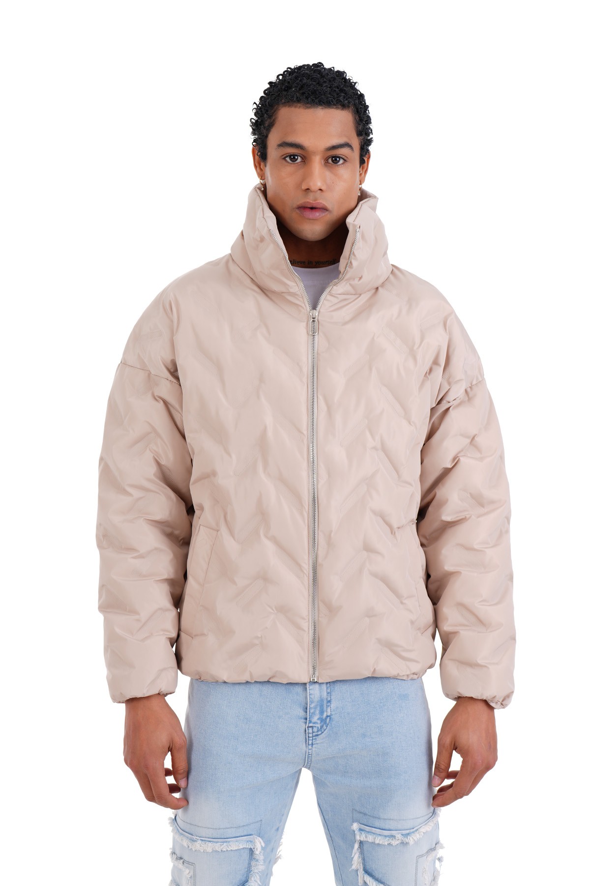 Stand Collar Puffer Jacket