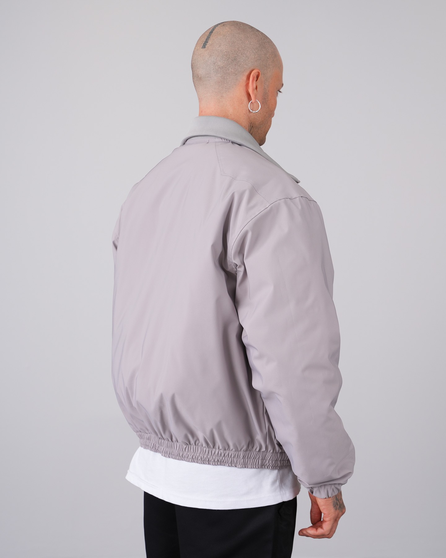 Eiffel Regular Fit Bomber Coat - gray