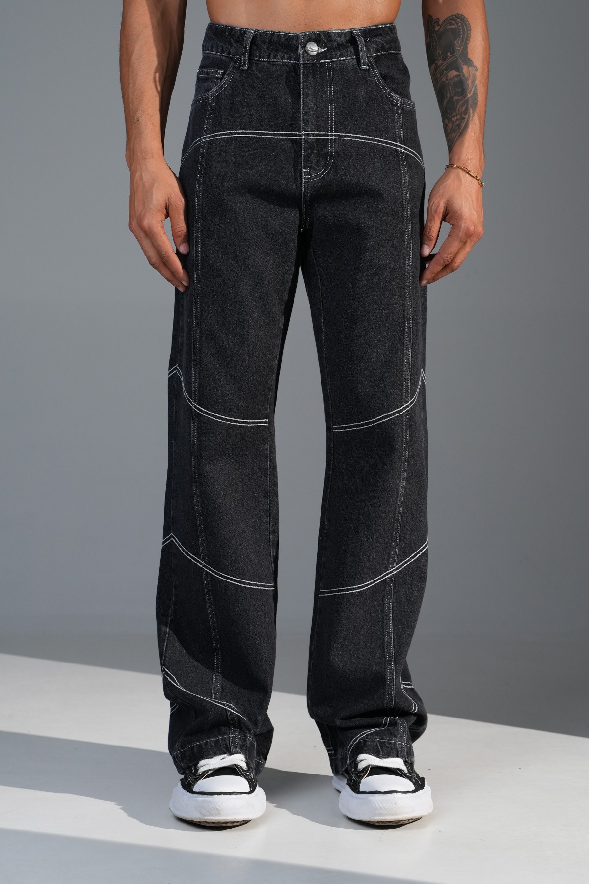 Regular Fit Flare Kot Pantolon