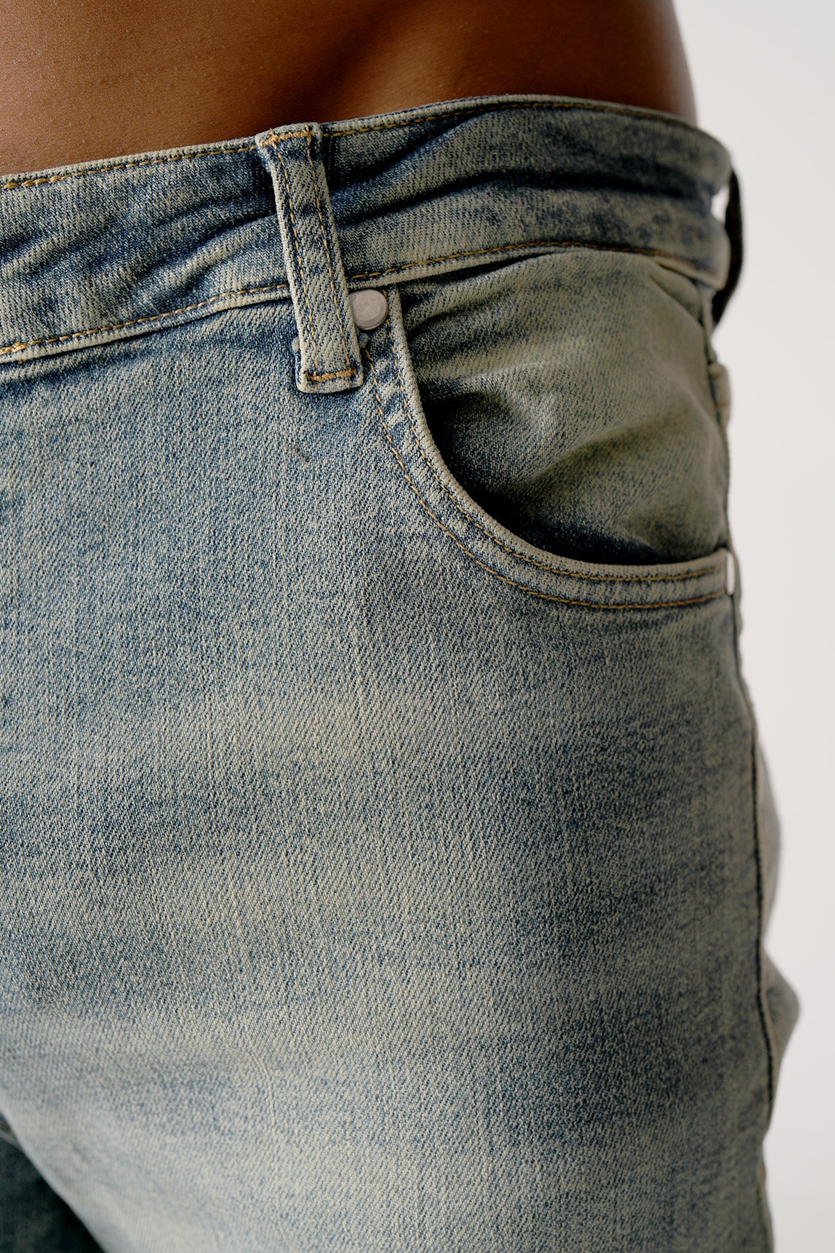 Slim Fit Zipped Kot Pantolon