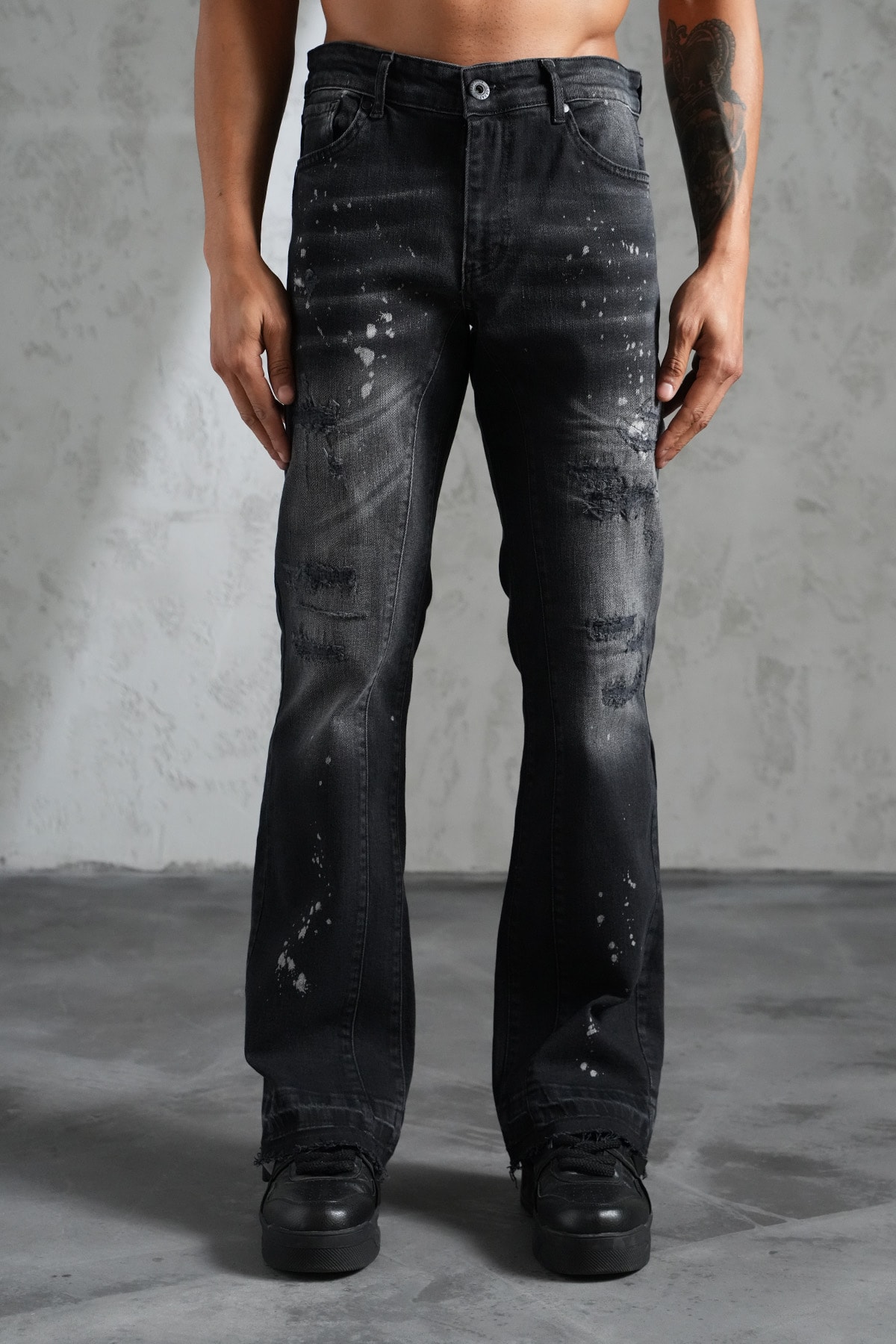 Regular Fit Flare Kot Pantolon