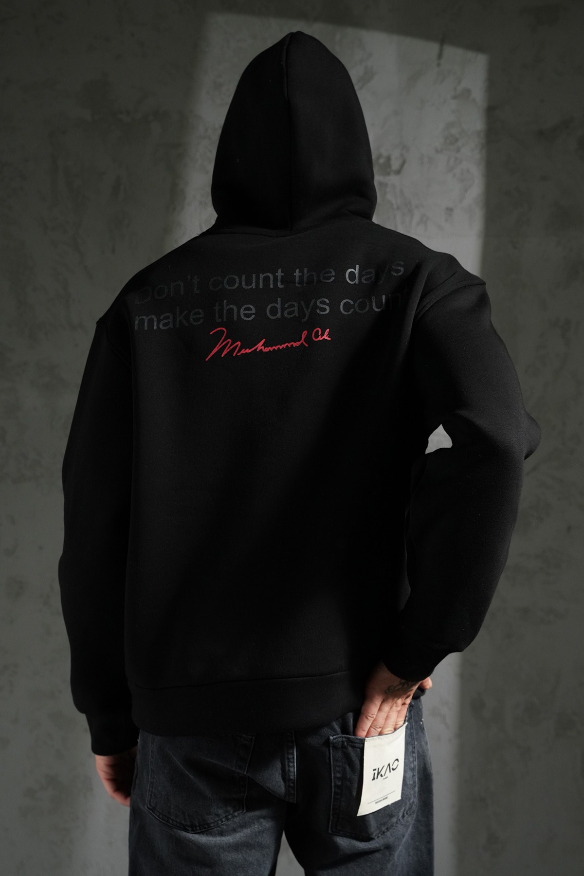 Muhammed Ali Kapüşonlu Sweatshirt
