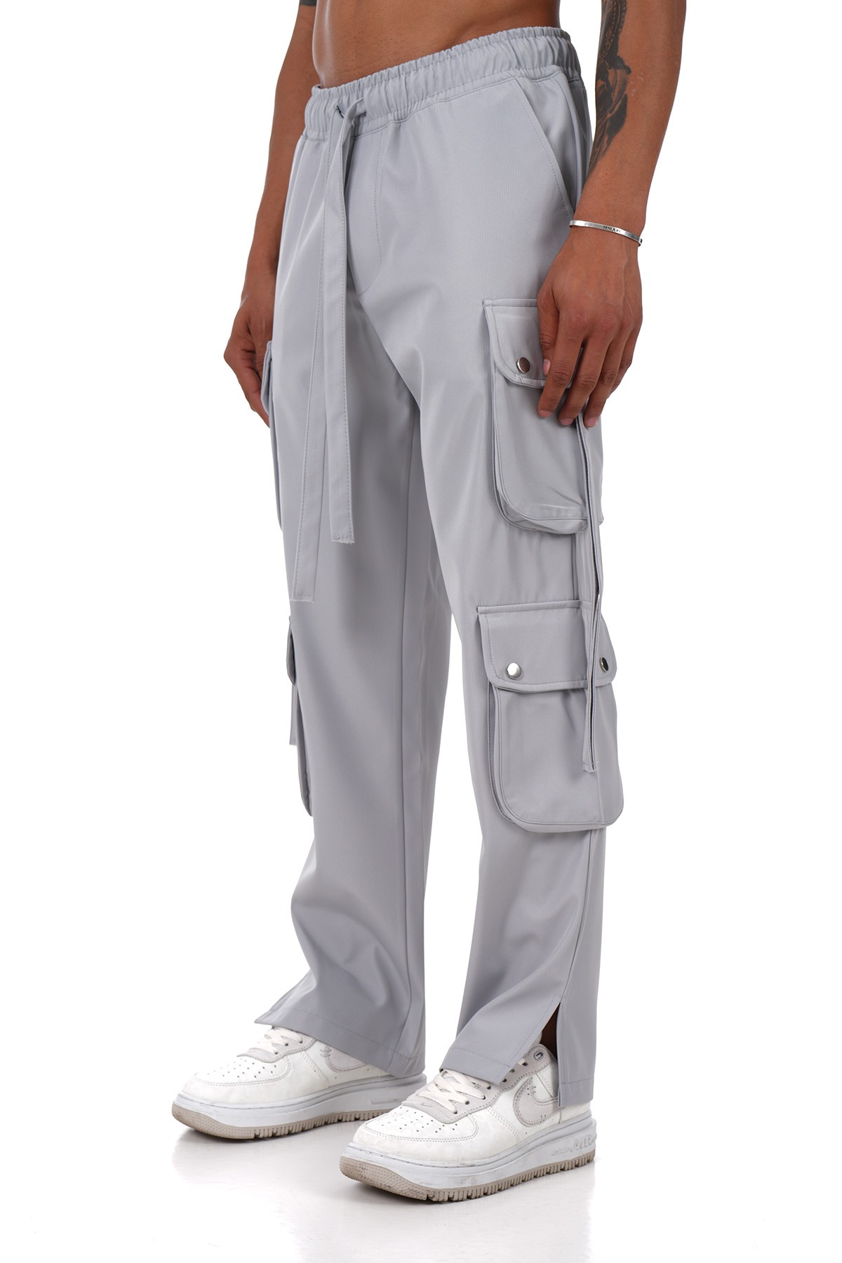 Regular Fit Cargo Pants - gray