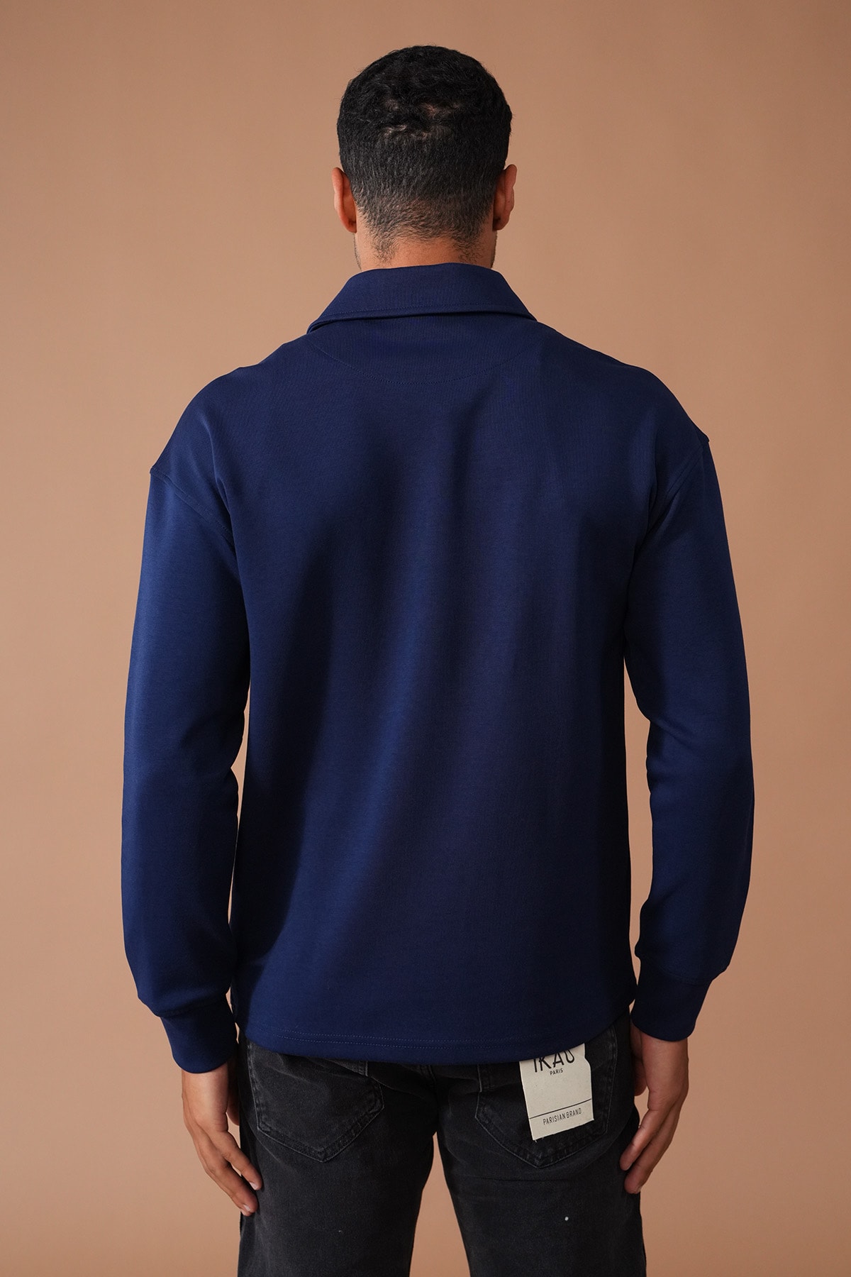 Saint Paris Yarım Fermuarlı Klasik Yaka Sweat