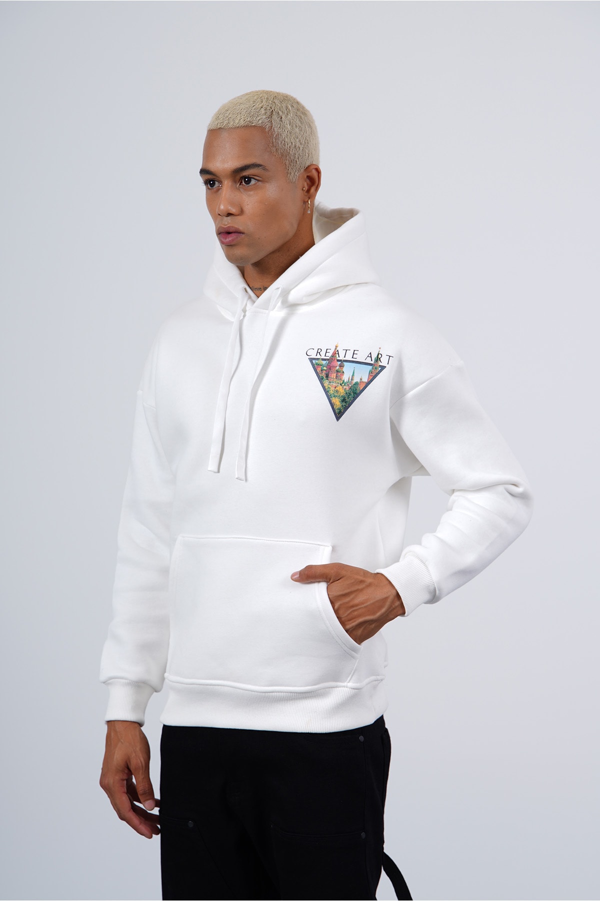 Create Art Baskılı Sweatshirt