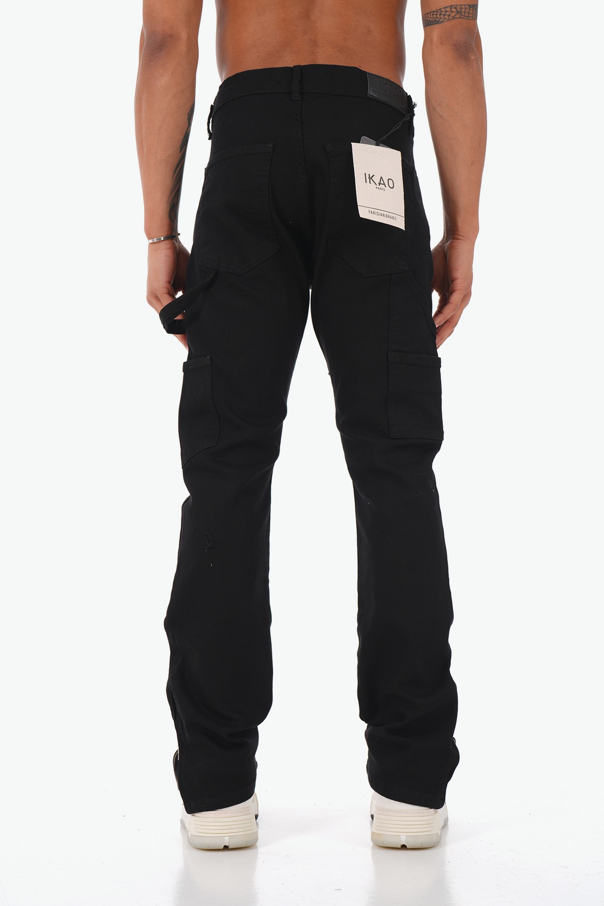 Yan Cep Detaylı Zipped Kot Pantolon