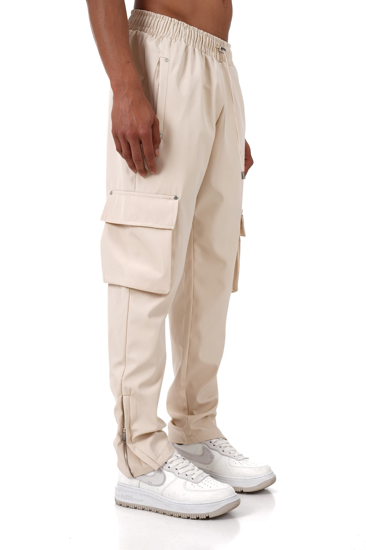 Regular Fit Zipped Kargo Pantolon