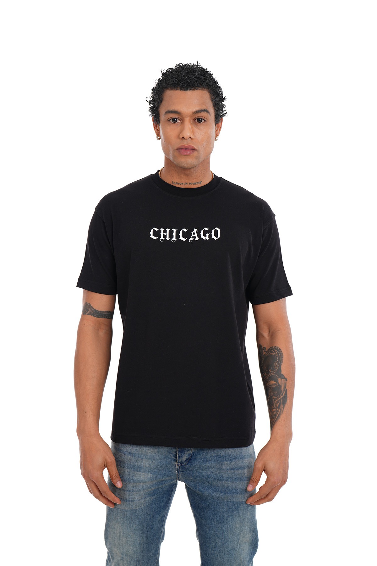 Chicago Tişört - Siyah