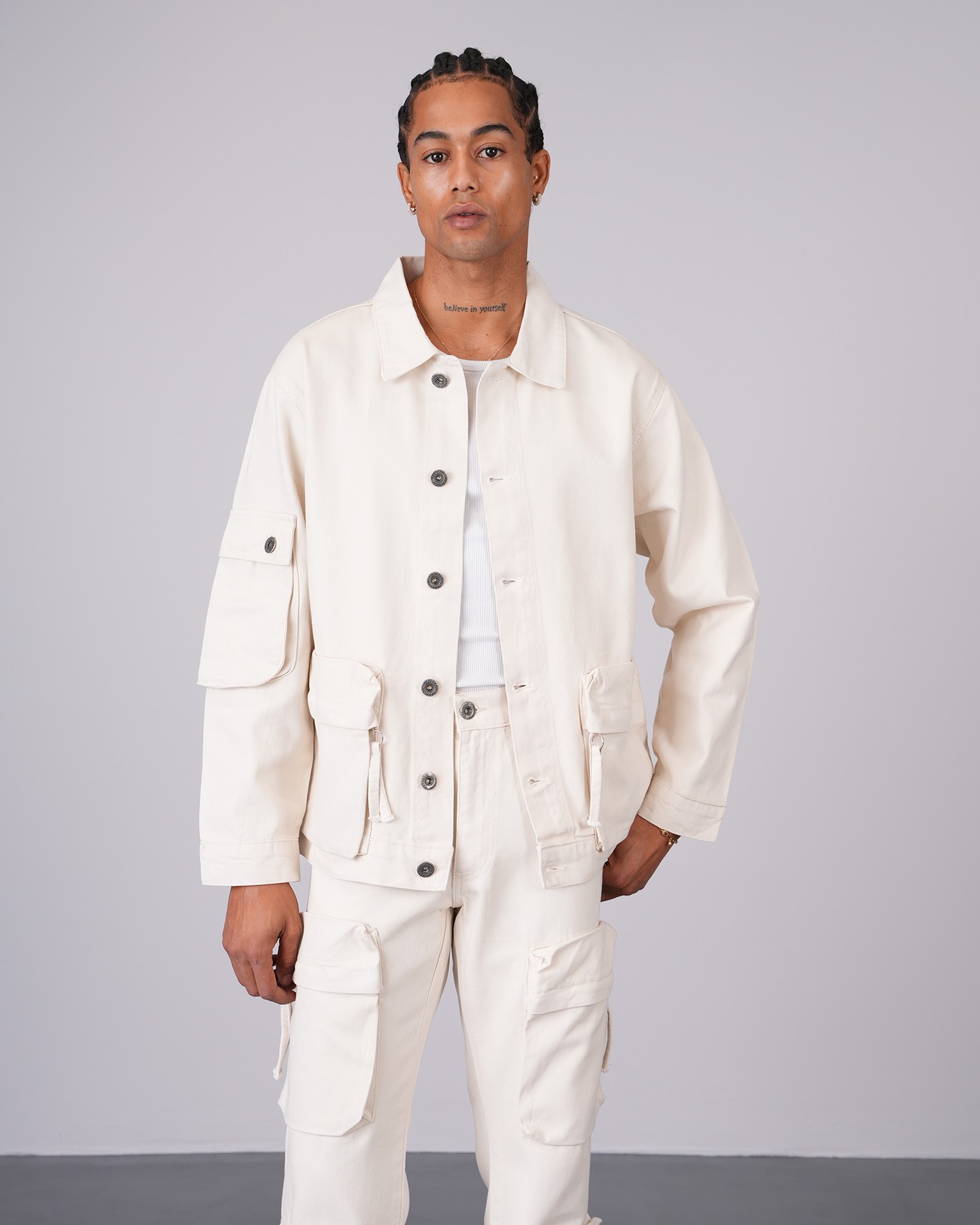 Regular Fit Jacket Trousers Set