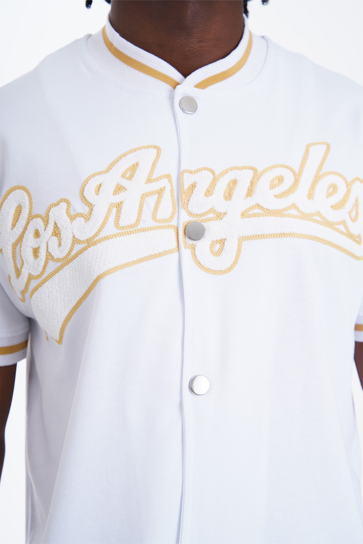 Los Angeles Baseball Shirt - White