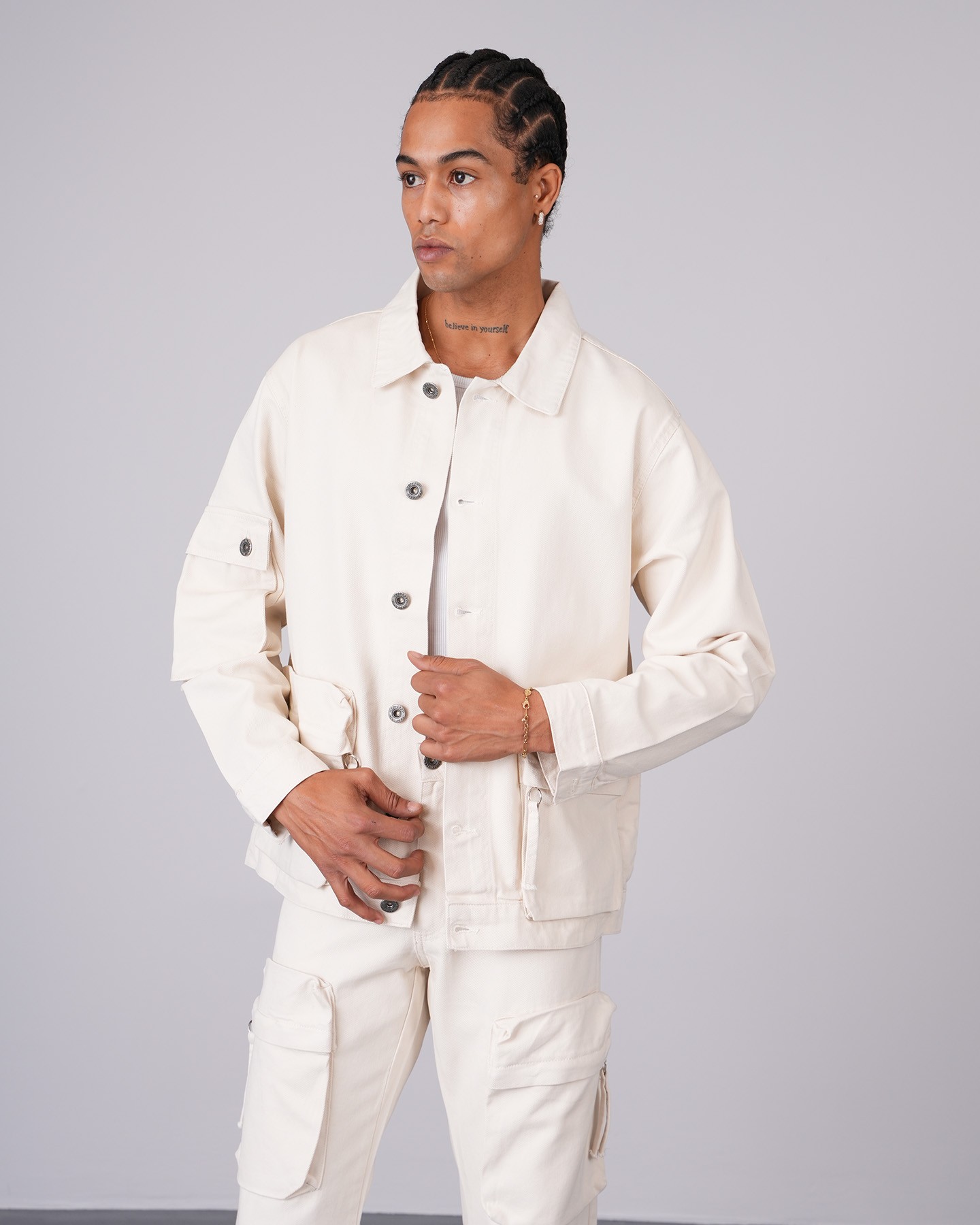 Regular Fit Jacket Trousers Set