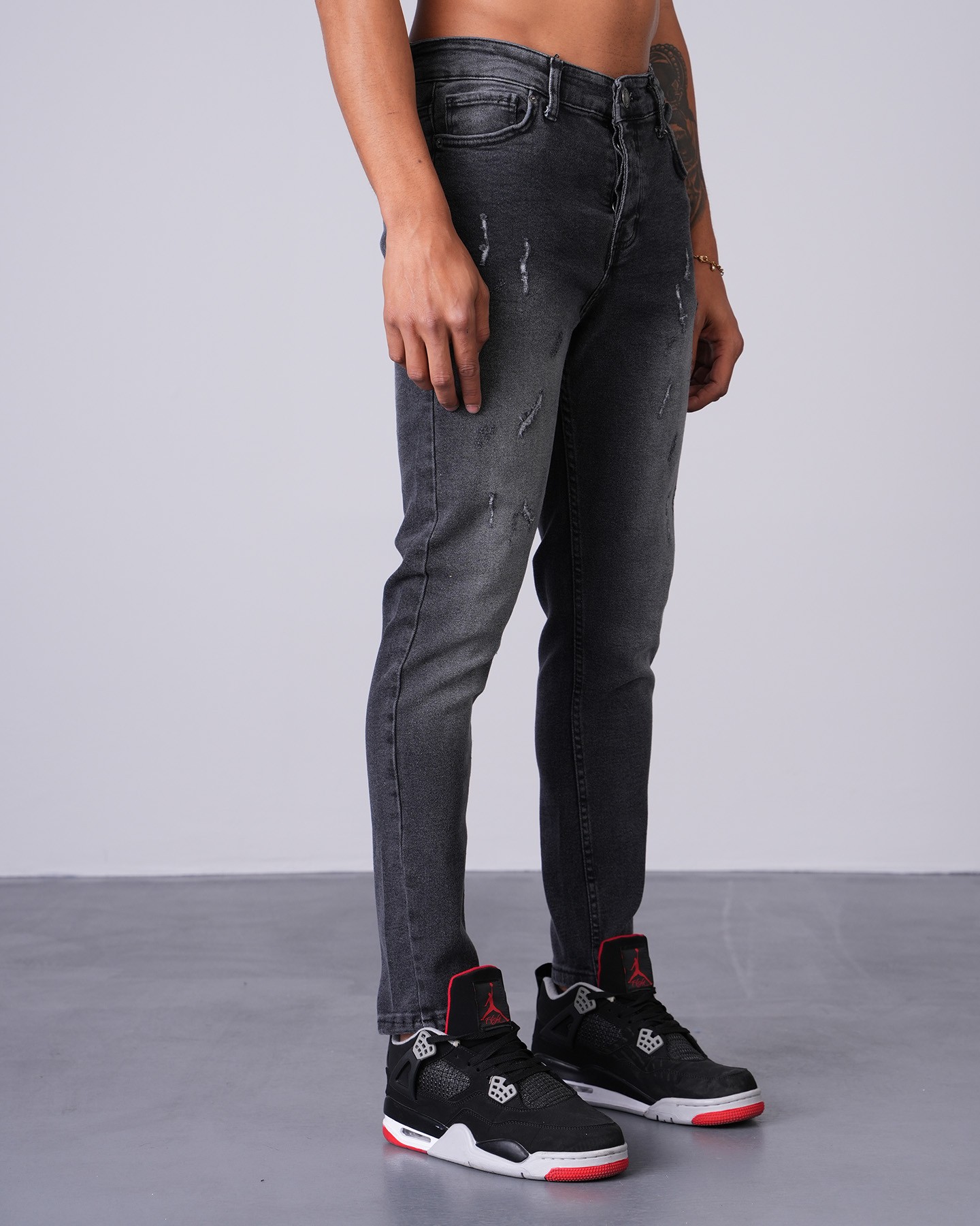 Slim Fit Narrow Leg Trousers