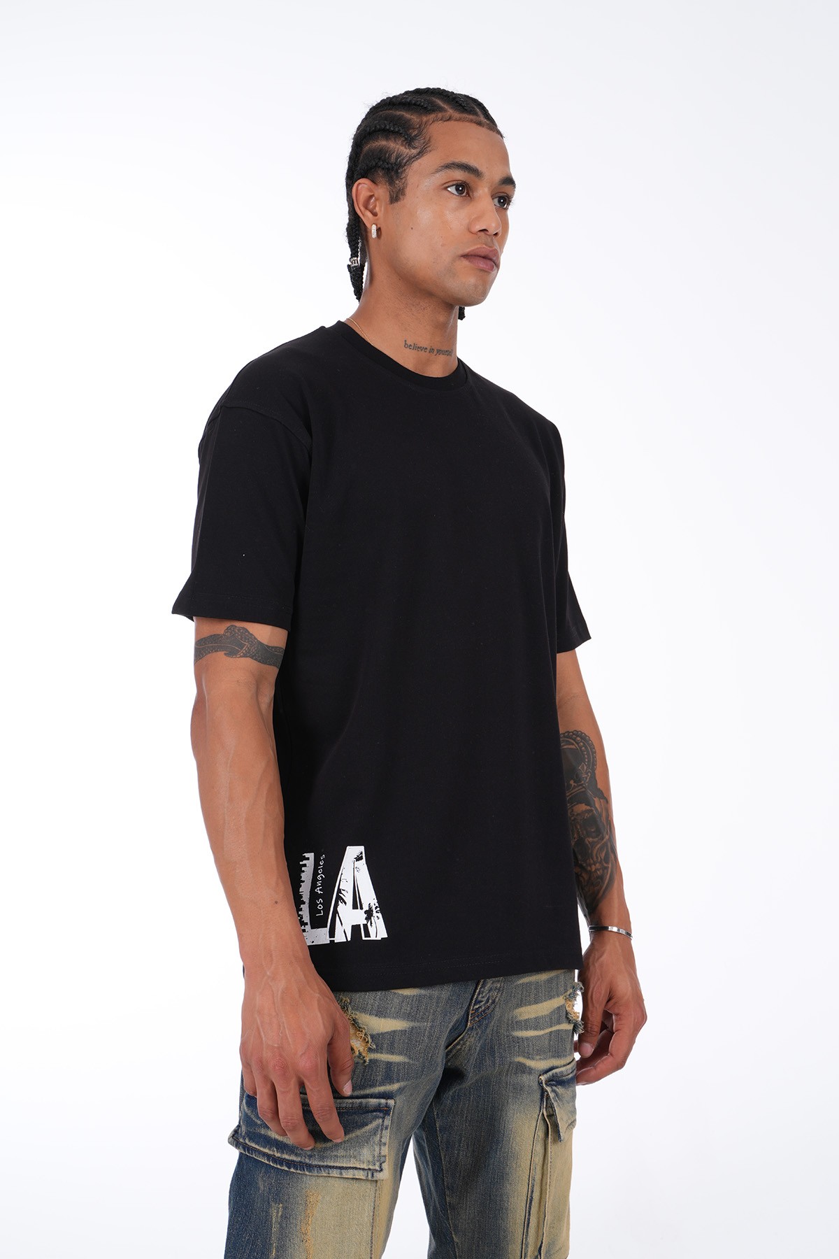 Printed T-Shirt - black