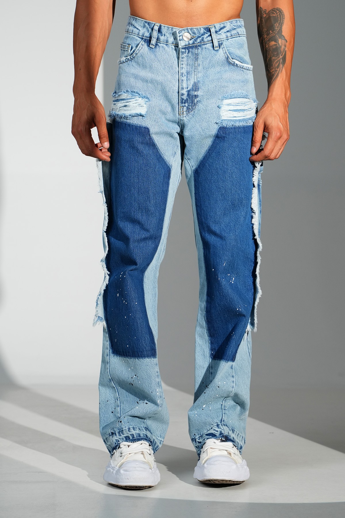Regular Fit Flare Kot Pantolon