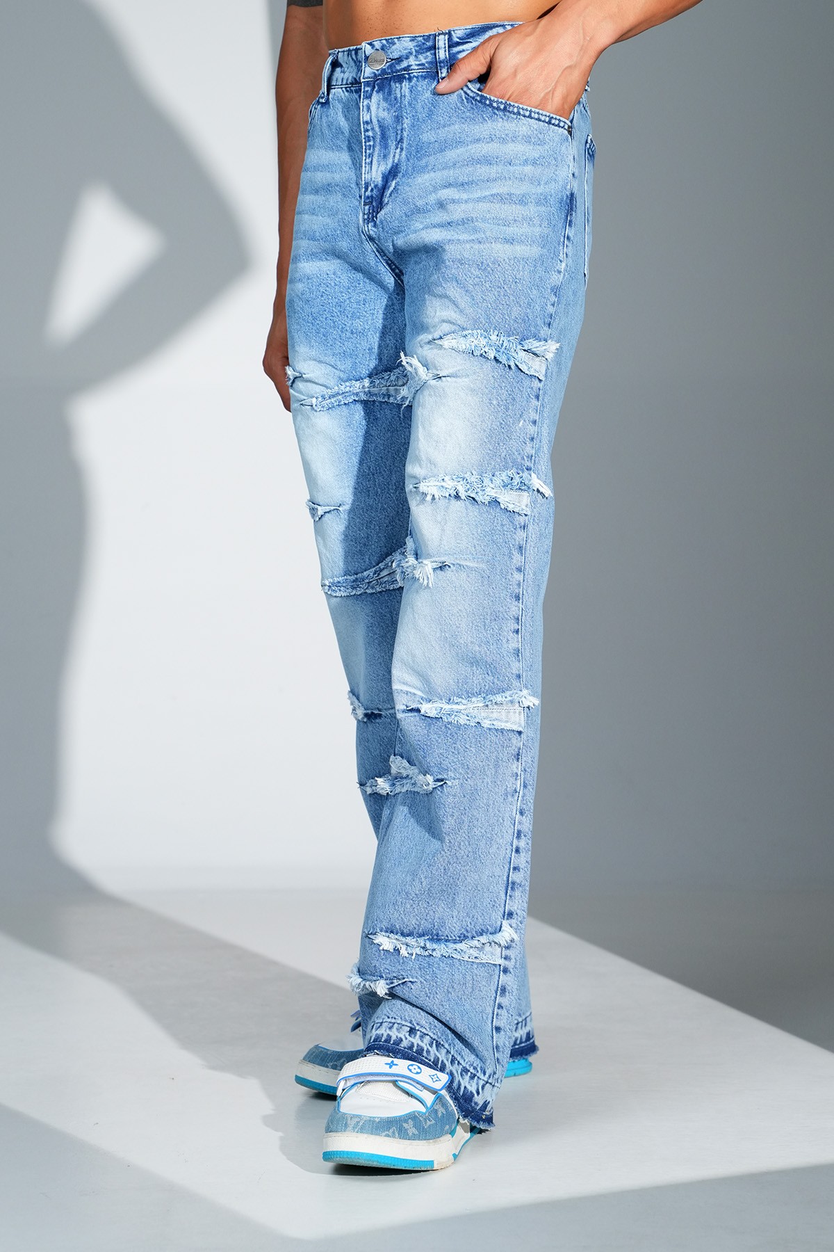 Regular Fit Flare Kot Pantolon