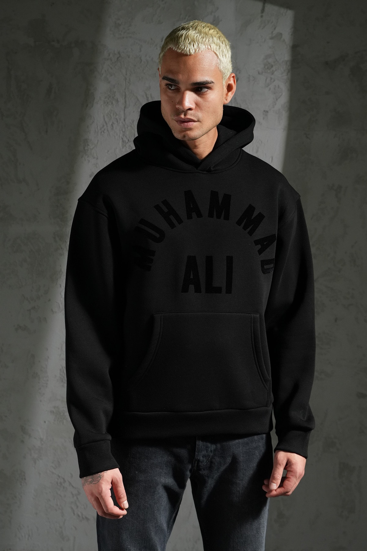 Muhammed Ali Kapüşonlu Sweatshirt