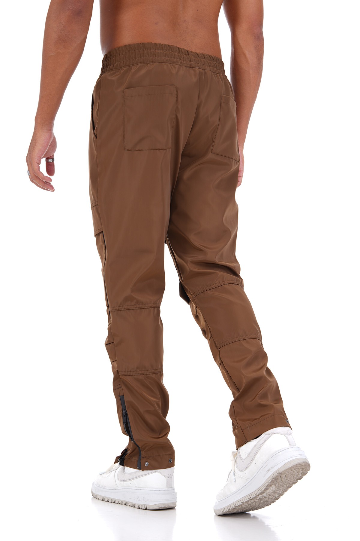 Beli İpli Fermuar Detaylı Kargo Pantolon
