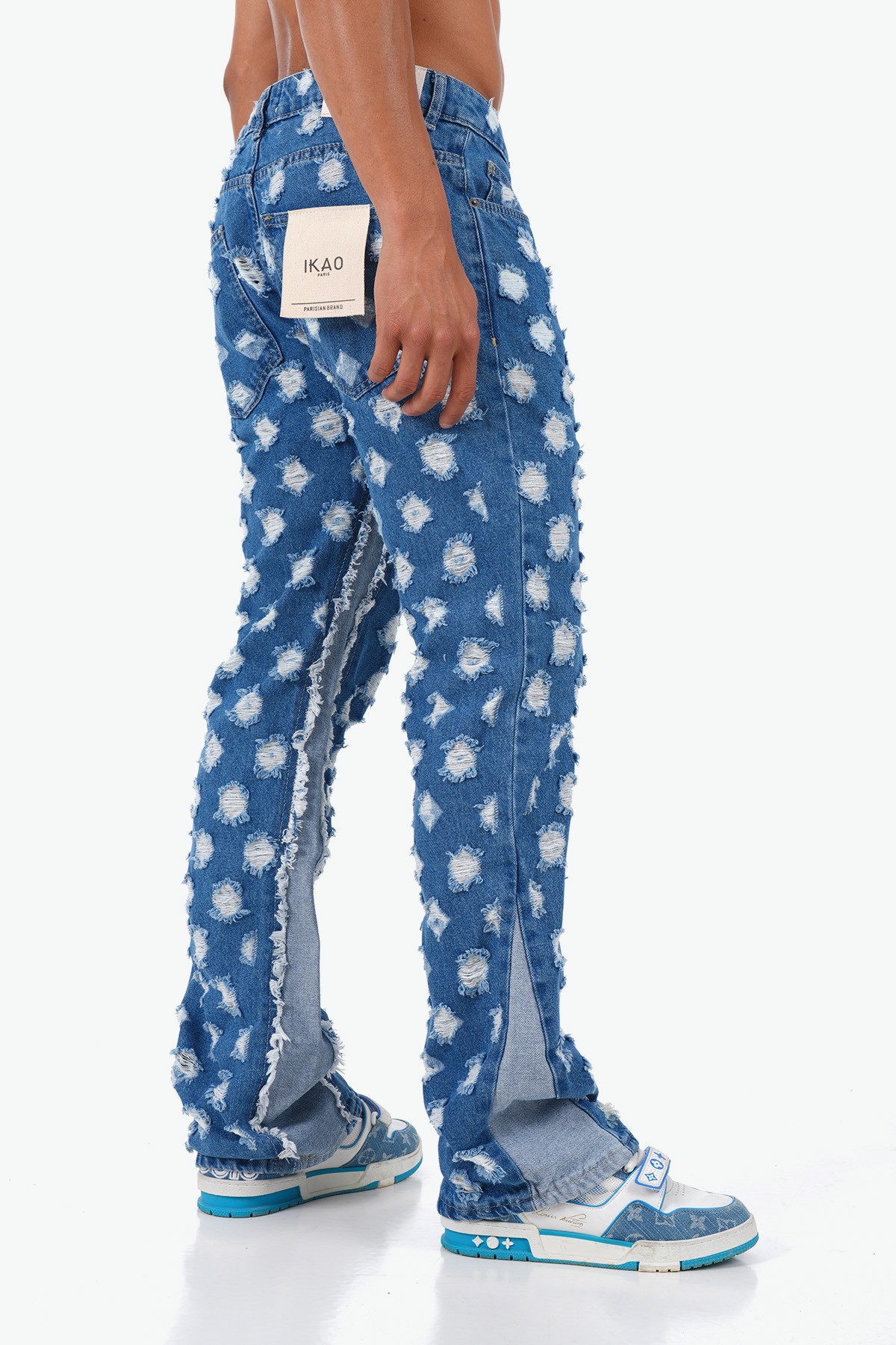 Straight Fit Flare Kot Pantolon