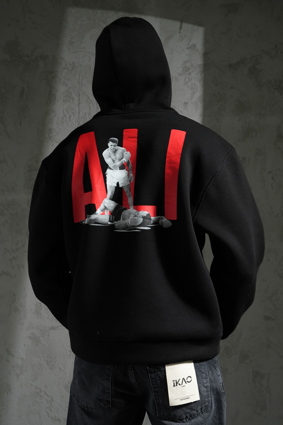 Muhammed Ali Kapüşonlu Sweatshirt