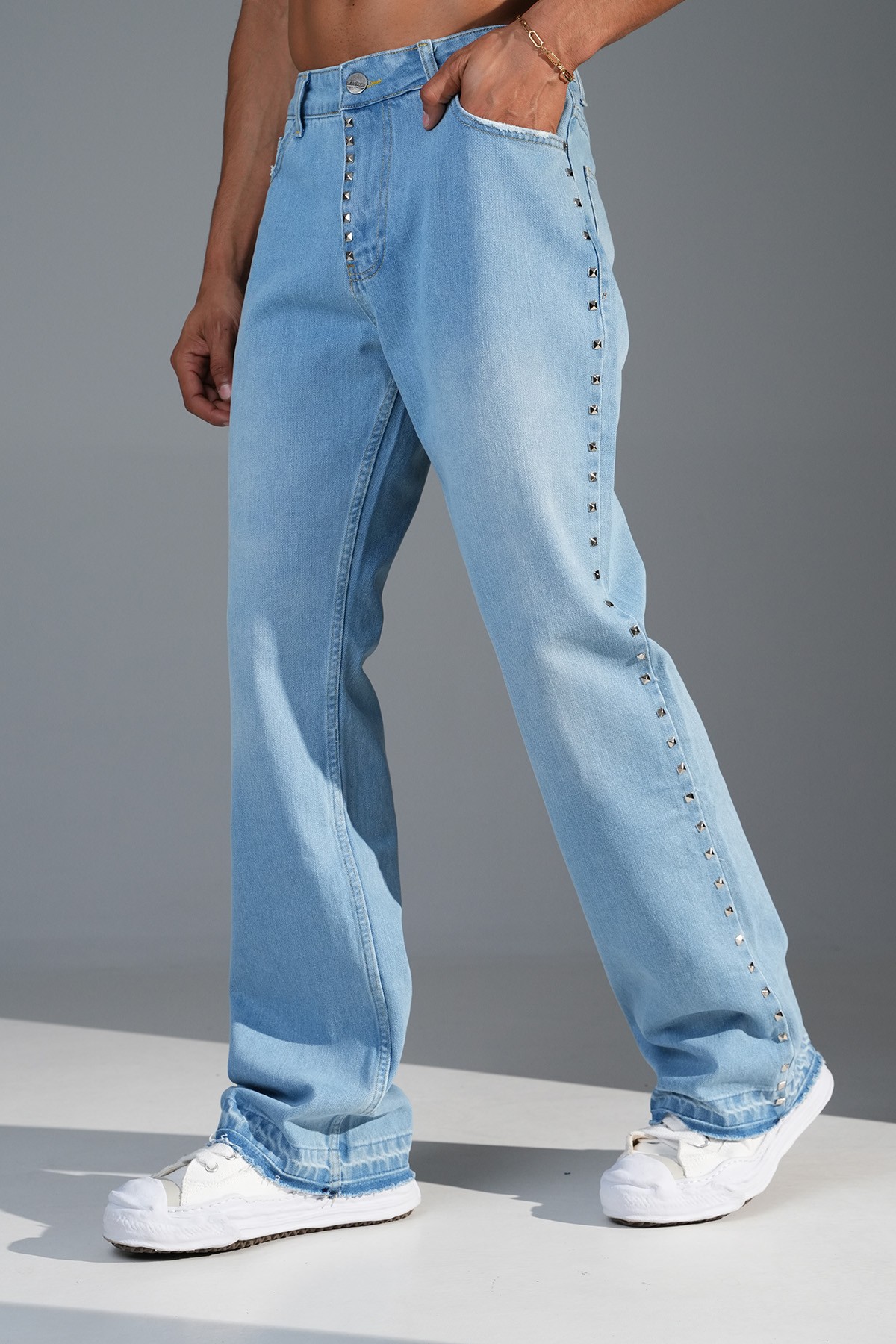 Regular Fit Flare Kot Pantolon