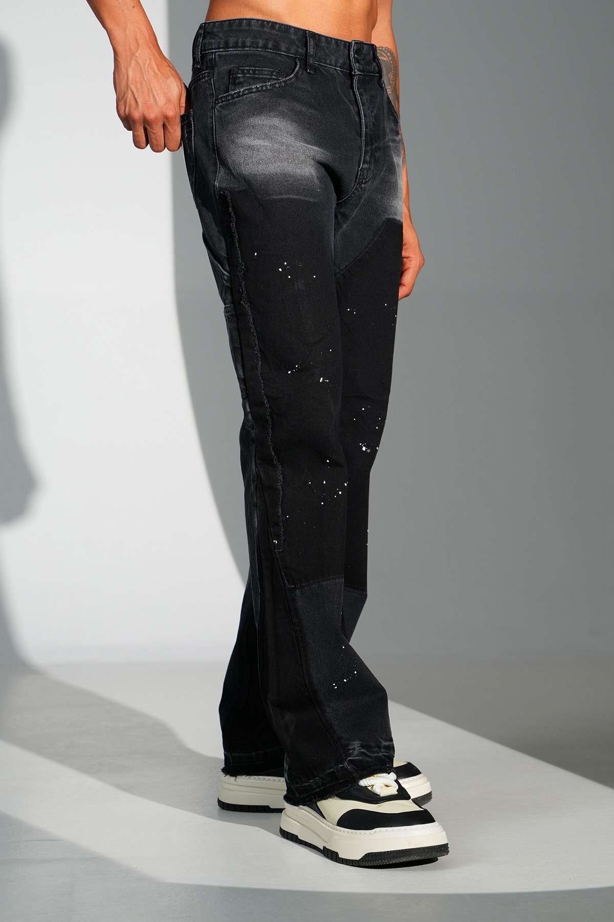 Regular Fit Flare Kot Pantolon
