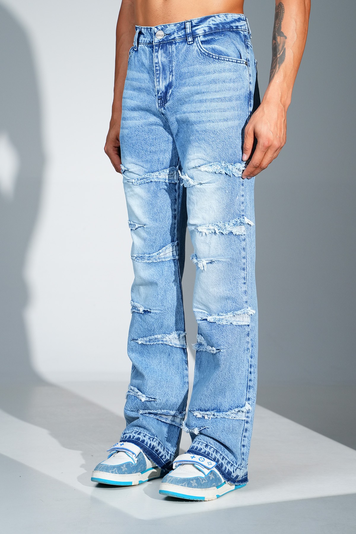 Regular Fit Flare Kot Pantolon
