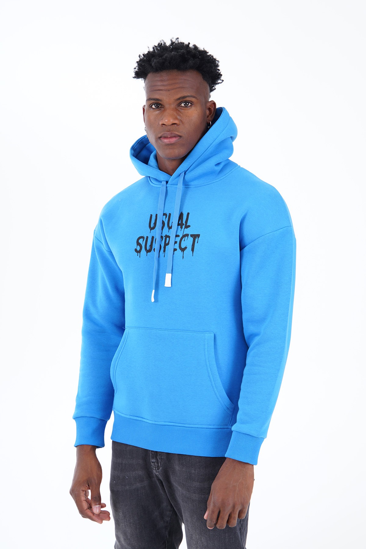 Sudadera con capucha y estampado de sospechoso habitual - SAKS