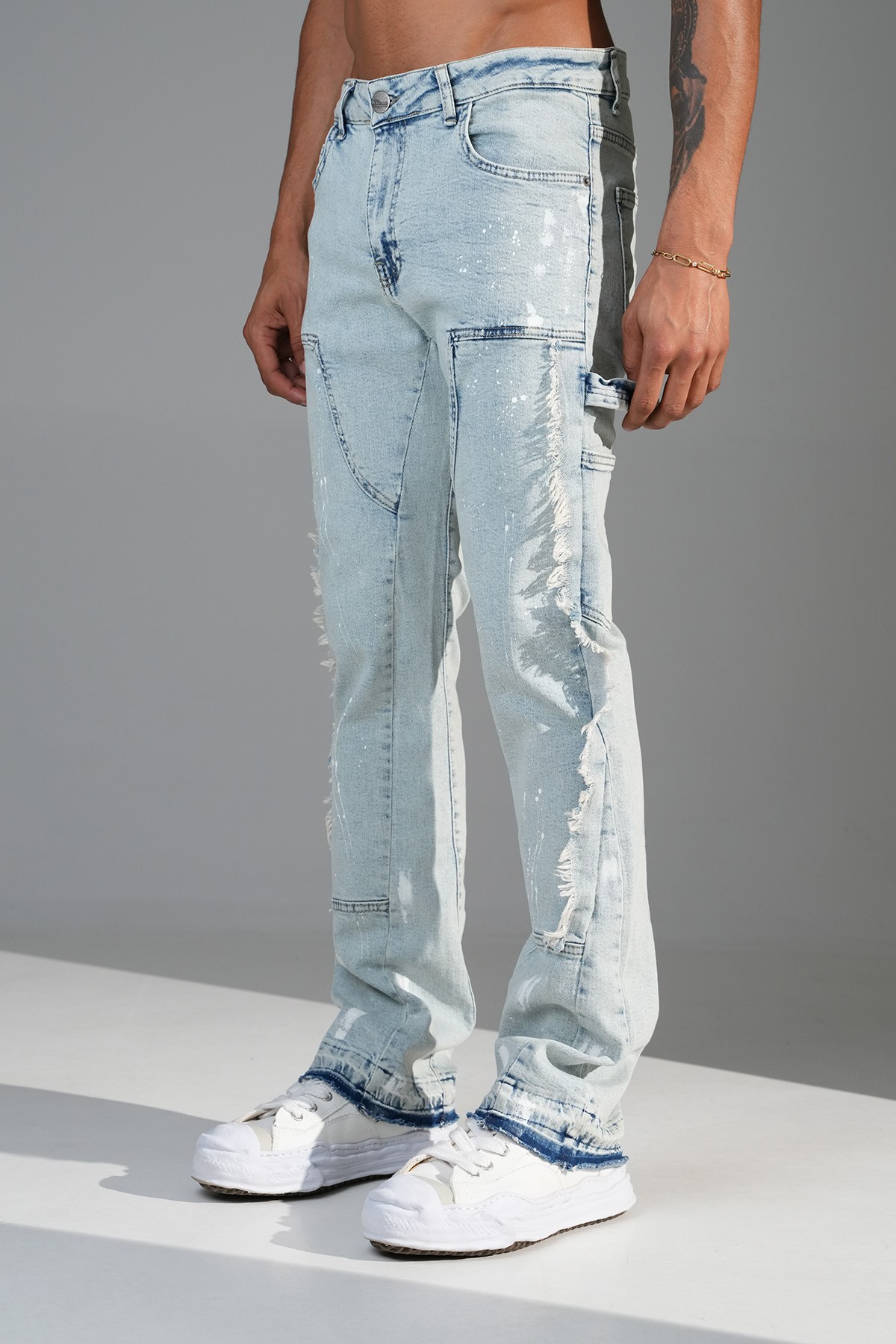 Regular Fit Flare Kot Pantolon