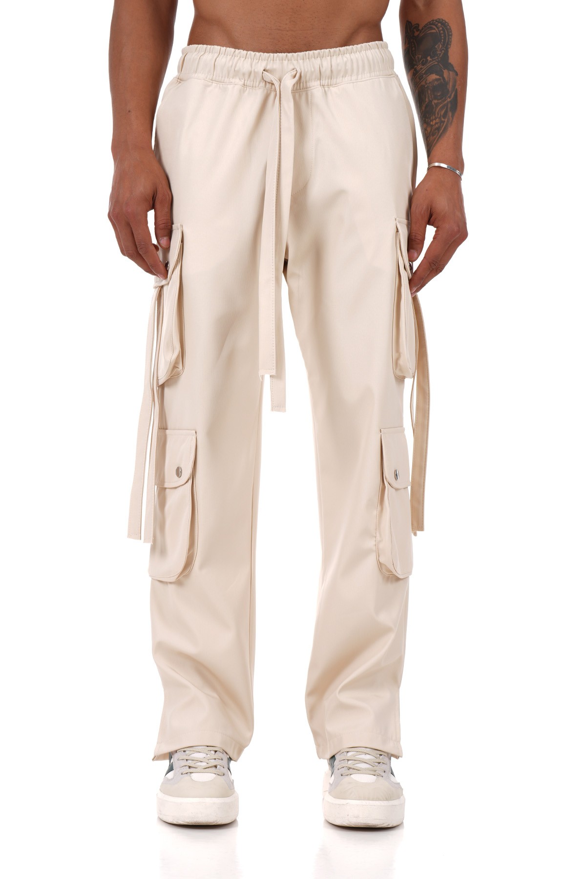 Regular Fit Cargo Pants - Beige