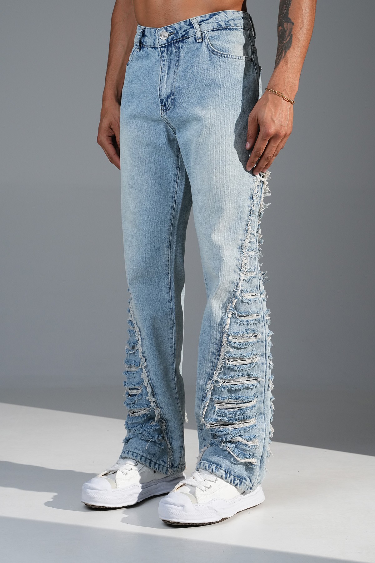 Regular Fit Flare Kot Pantolon