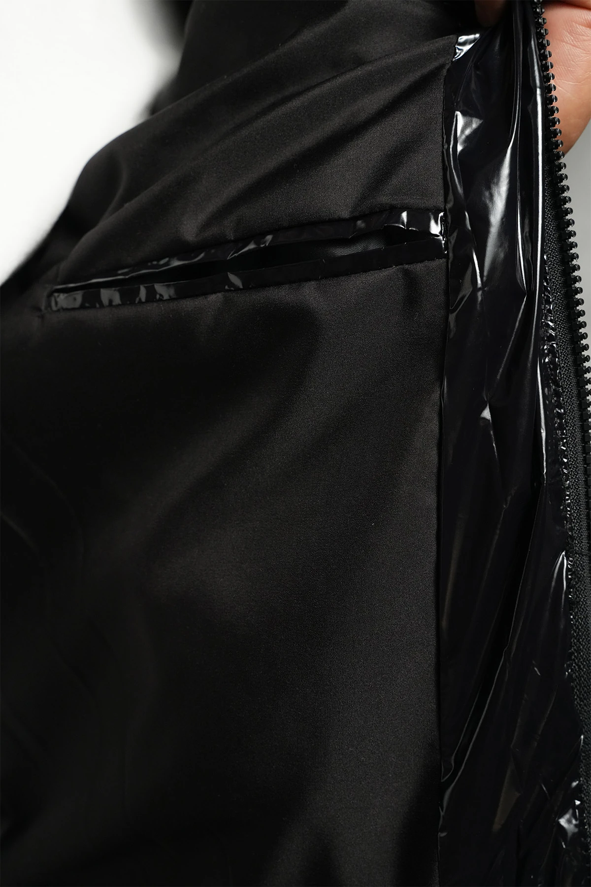 Çiçek Detaylı Şişme Mont