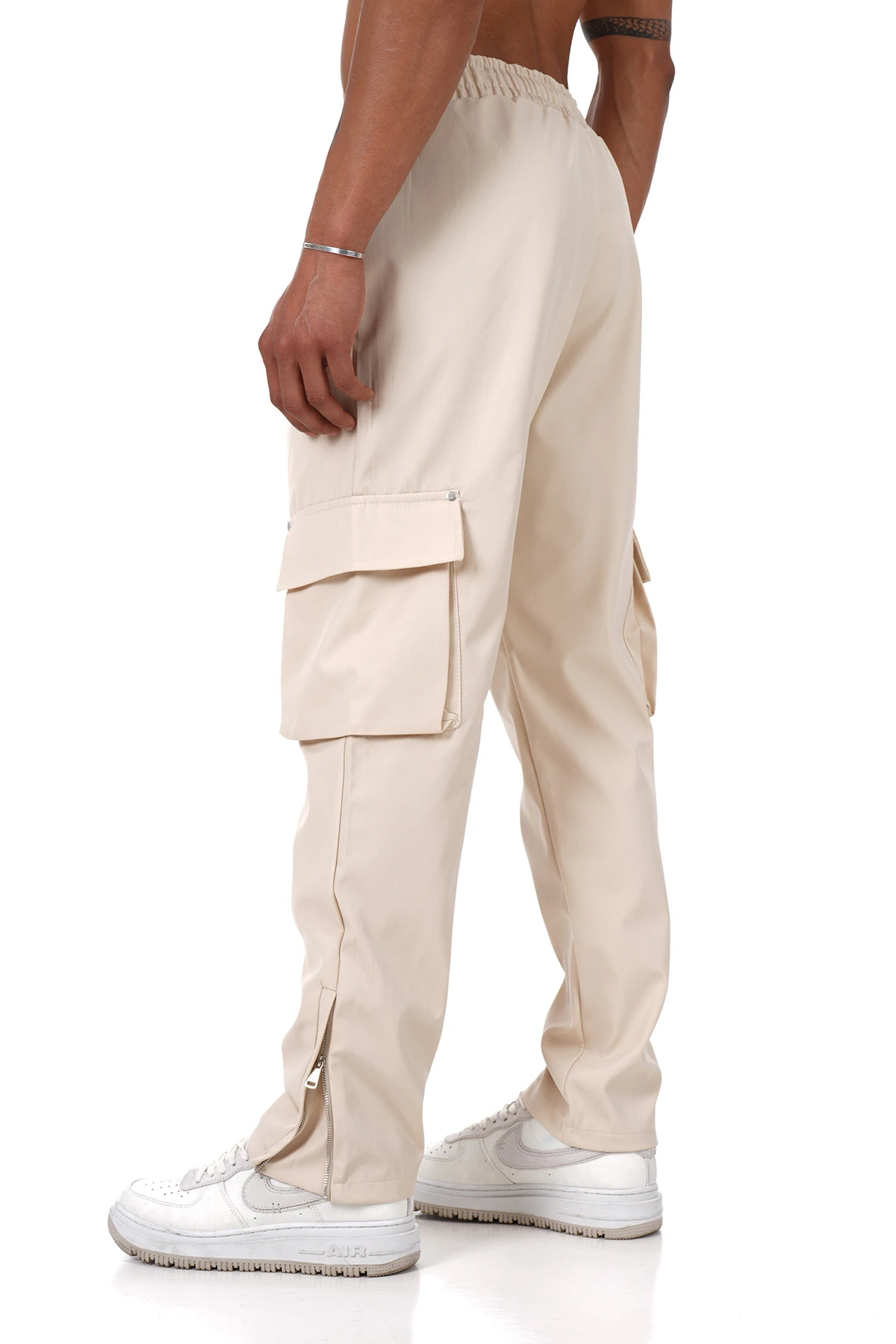 Regular Fit Zipped Kargo Pantolon