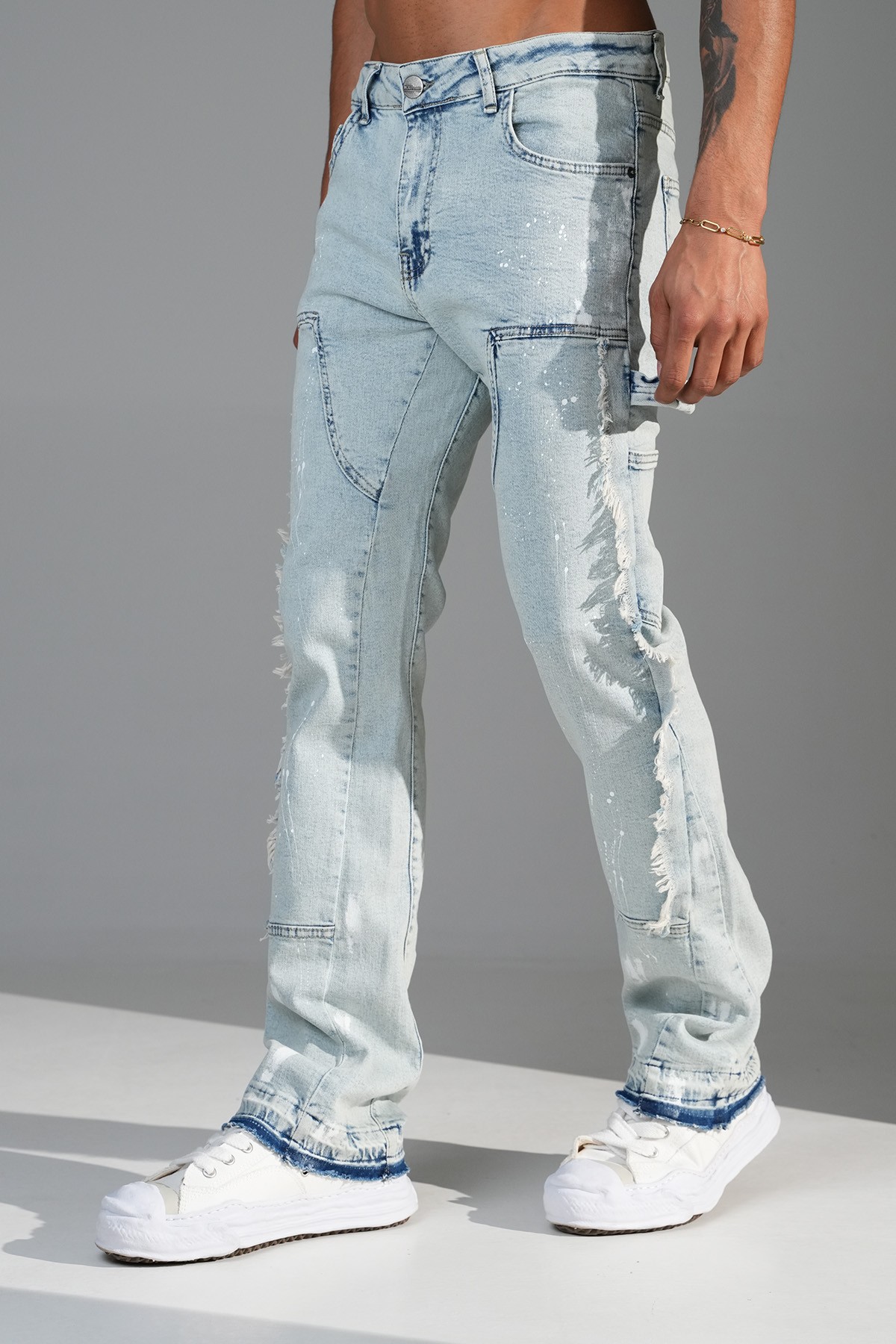 Regular Fit Flare Kot Pantolon
